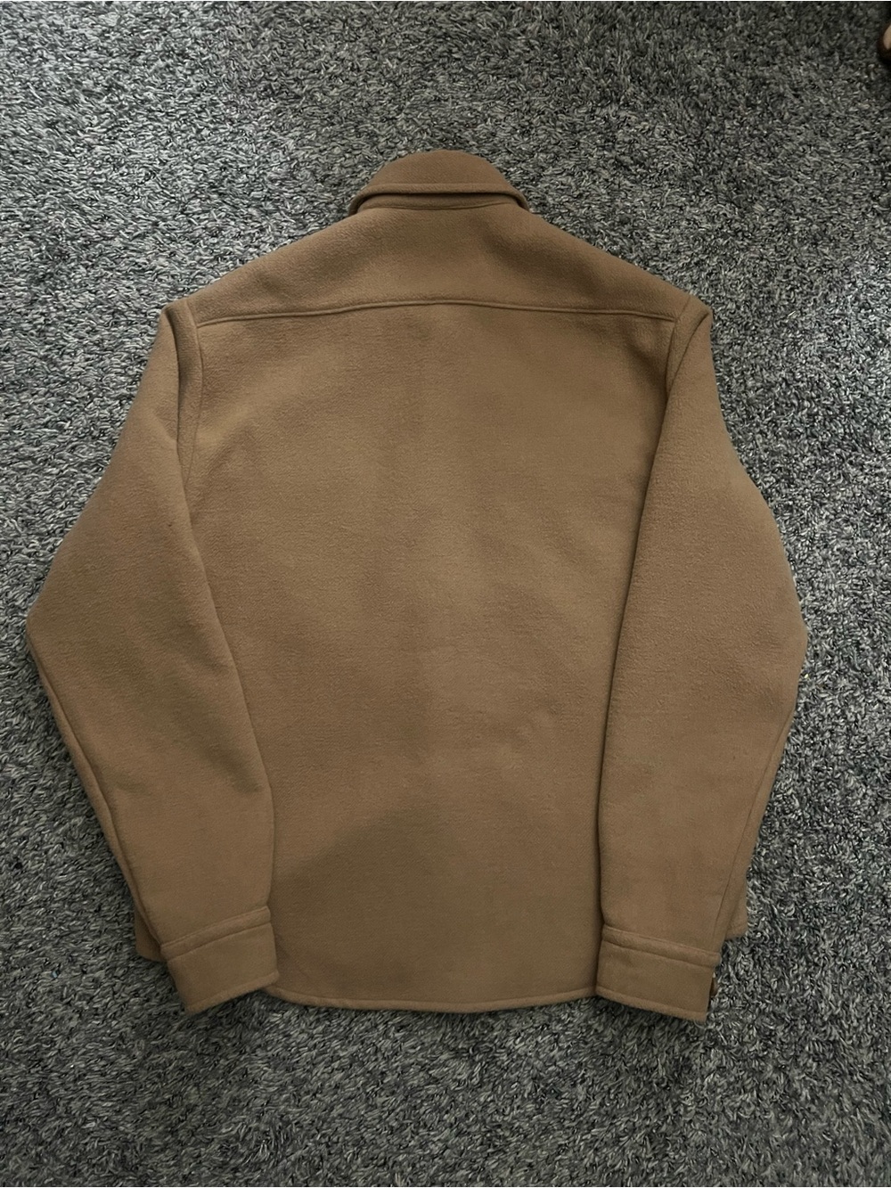 BOSS Men's Camel/Tan Wool Jacket with Chest Pockets - Picture 5 of 9